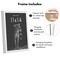 Americanflat Gallery-Style Picture Frame - Ideal Frame for Gallery Wall Display - Showcase Artwork, Prints, and Photos - Shatter Resistant Glass - Hanging Hardware with Drywall Anchor